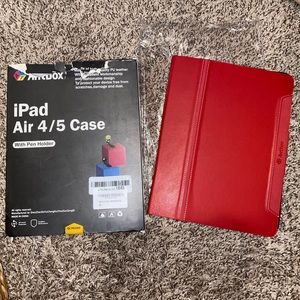 NEW LEATHER IPAD AIR 4/5 CASE WITH PEN HOLDER